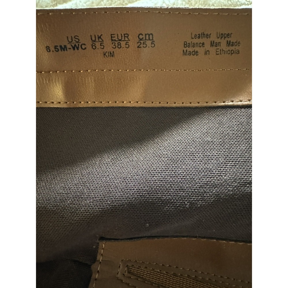 NATURALIZER Women's Kim Riding Boots Chestnut Pebbled Leather Heeled Size 8.5 - Picture 6 of 8